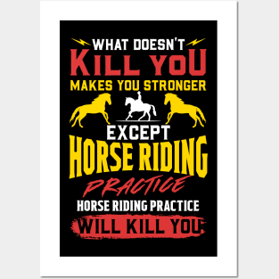 Horseback Riding Training - Equestrian Horse Gift Posters and Art